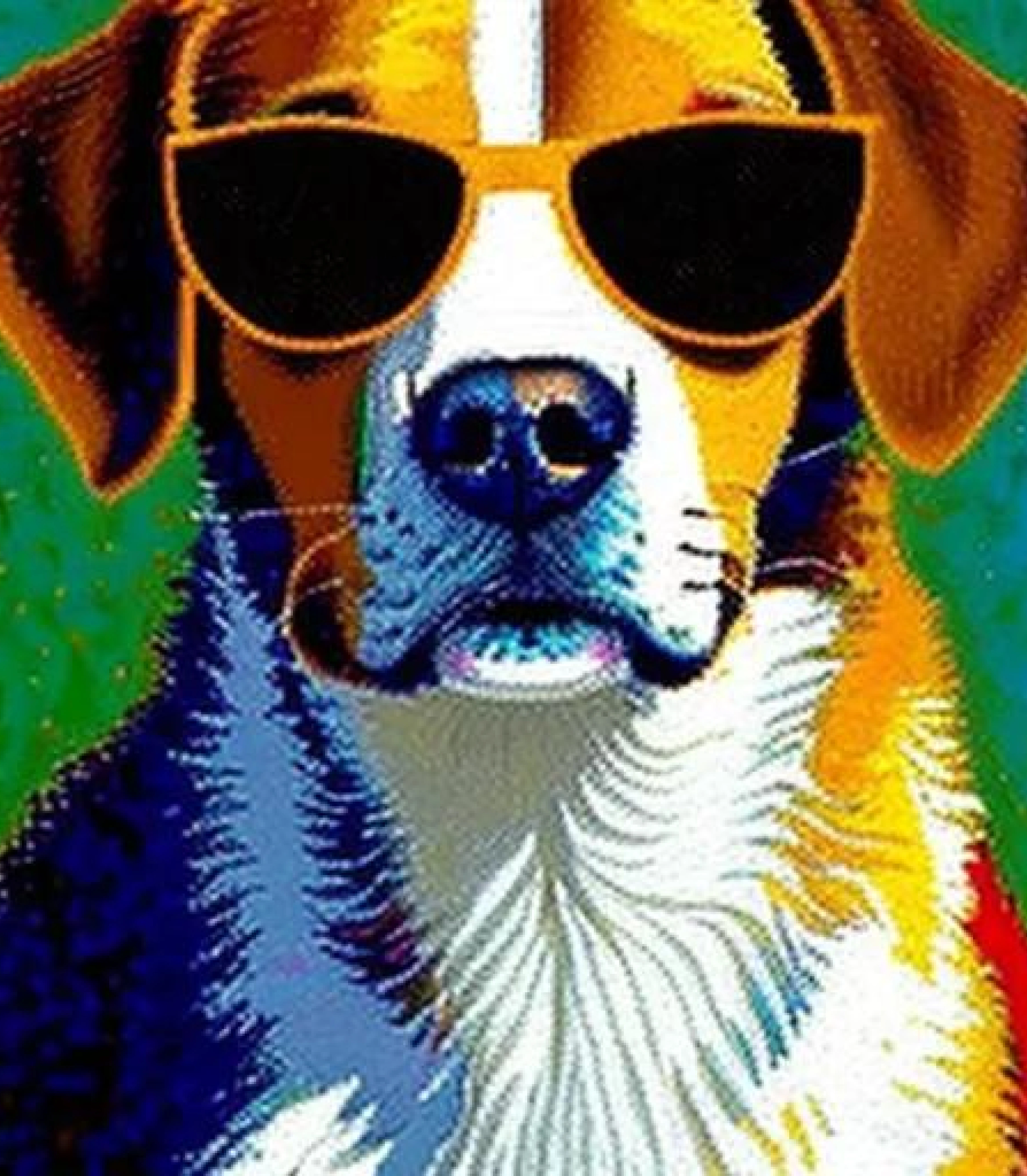 Beagle in Funky shades art created using AI Draw our online AI Art generator Beagle in Funky Shade inspired Painting created using AI Draw our online AI Art generator