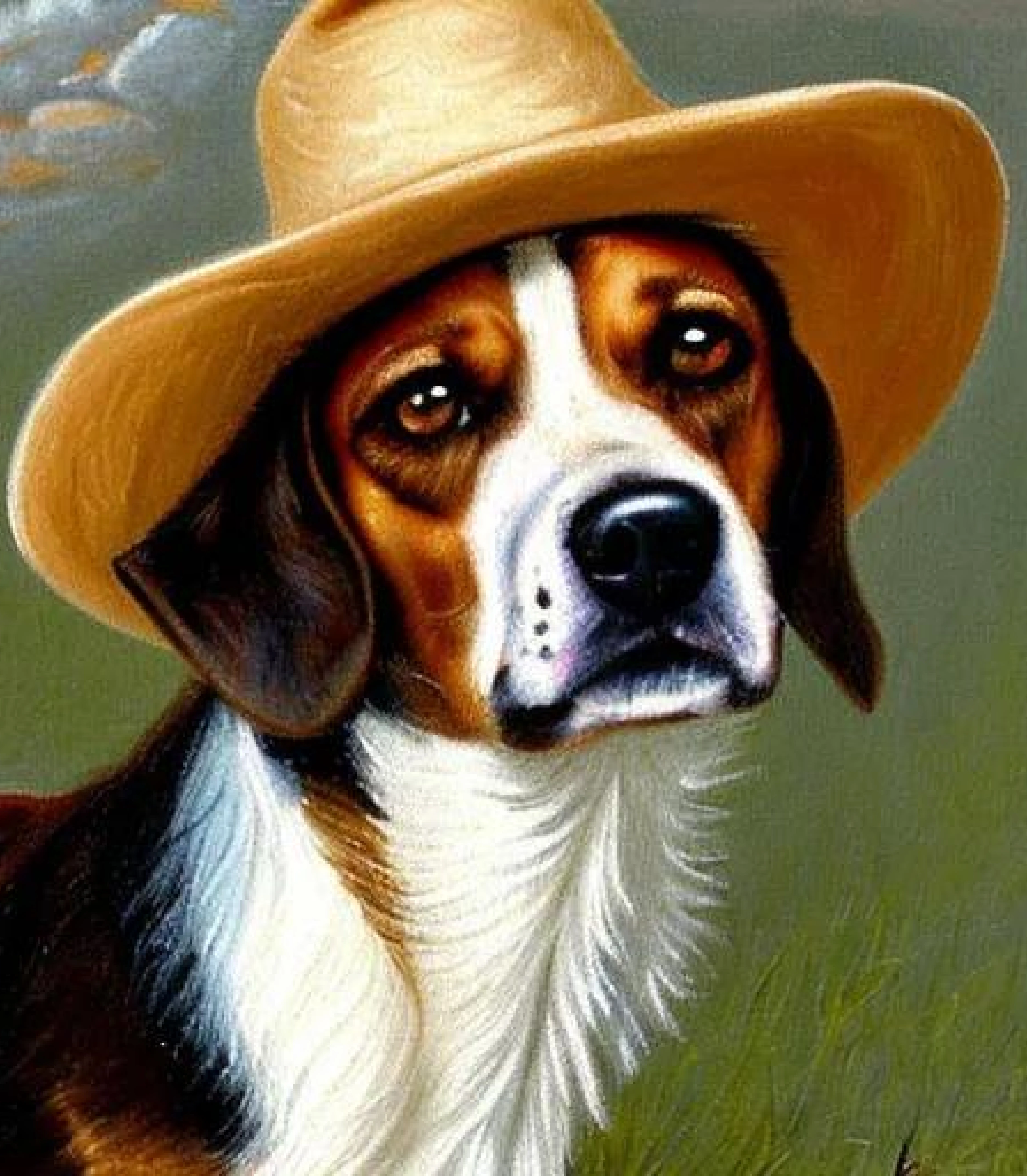 Beagle in Cowboy Oil painting created using AI Draw our online AI Art generator Beagle in Cowboy Oil Painting created using AI Draw our online AI Art generator