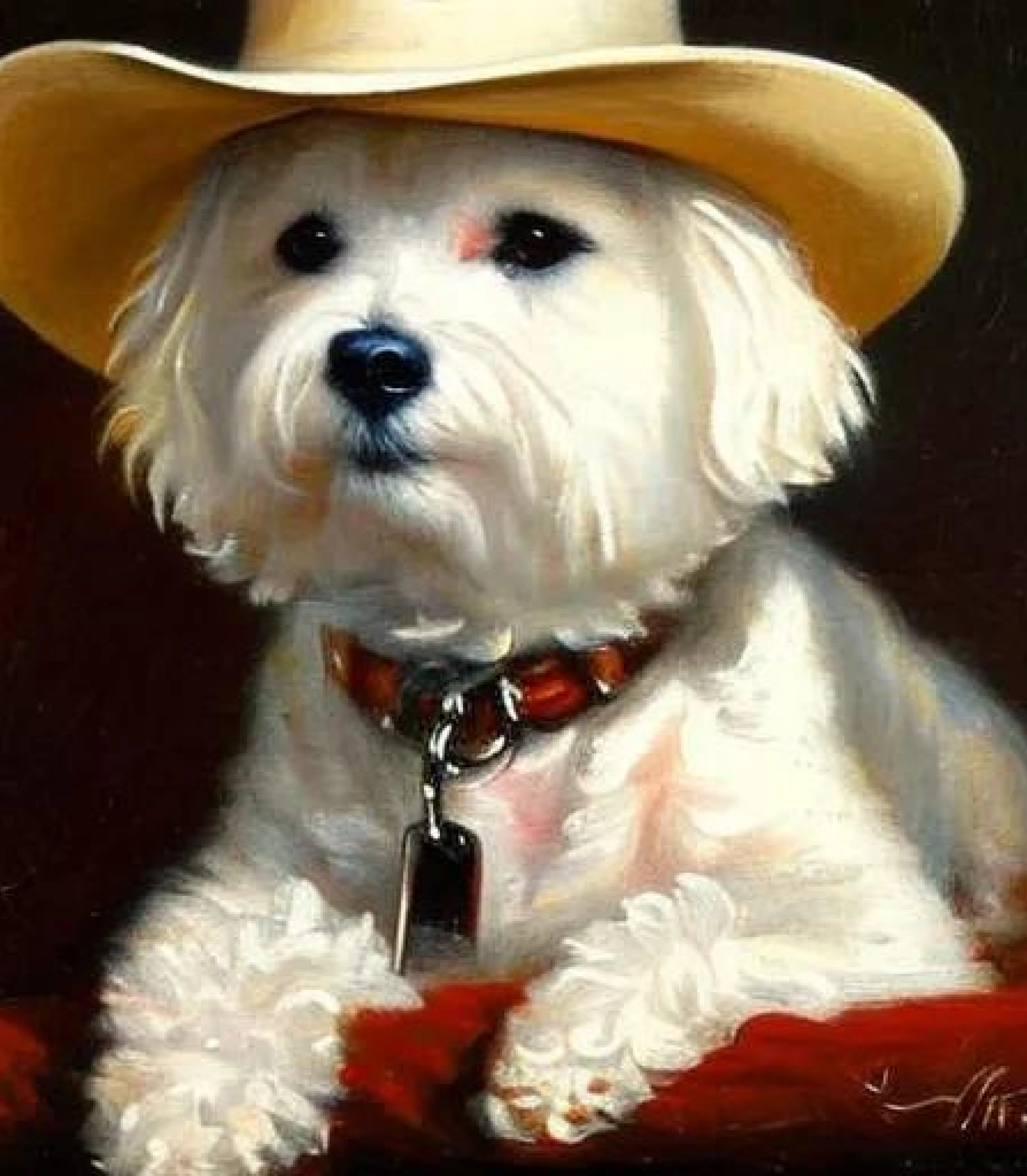 Bichon Frise in Cowboy Oil painting created using AI Draw our online AI Art generator Bichon Frise in Cowboy Oil Painting created using AI Draw our online AI Art generator