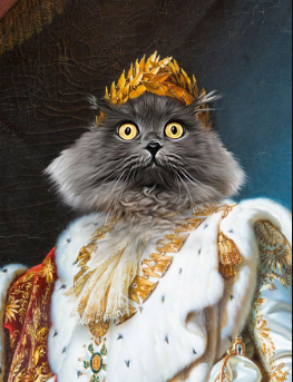 Emperor Royal Cat Made with AI Draw Emperor Royal Cat Made with AI Draw
