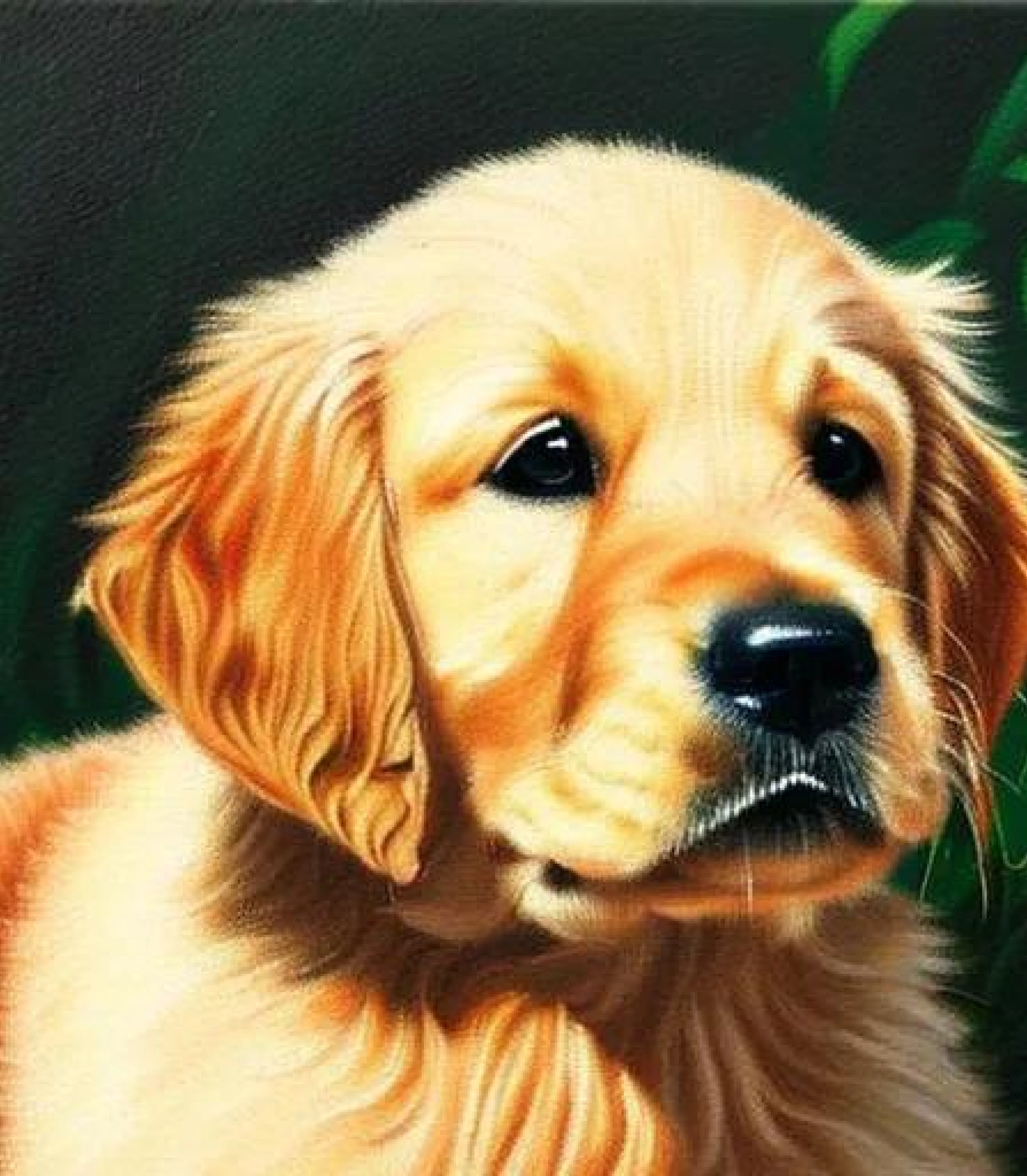 Golden Retriever Oil on canvas painting style created using AI Draw our online AI Art generator Golden Retriever in Oil painting style created using AI Draw our online AI Art generator