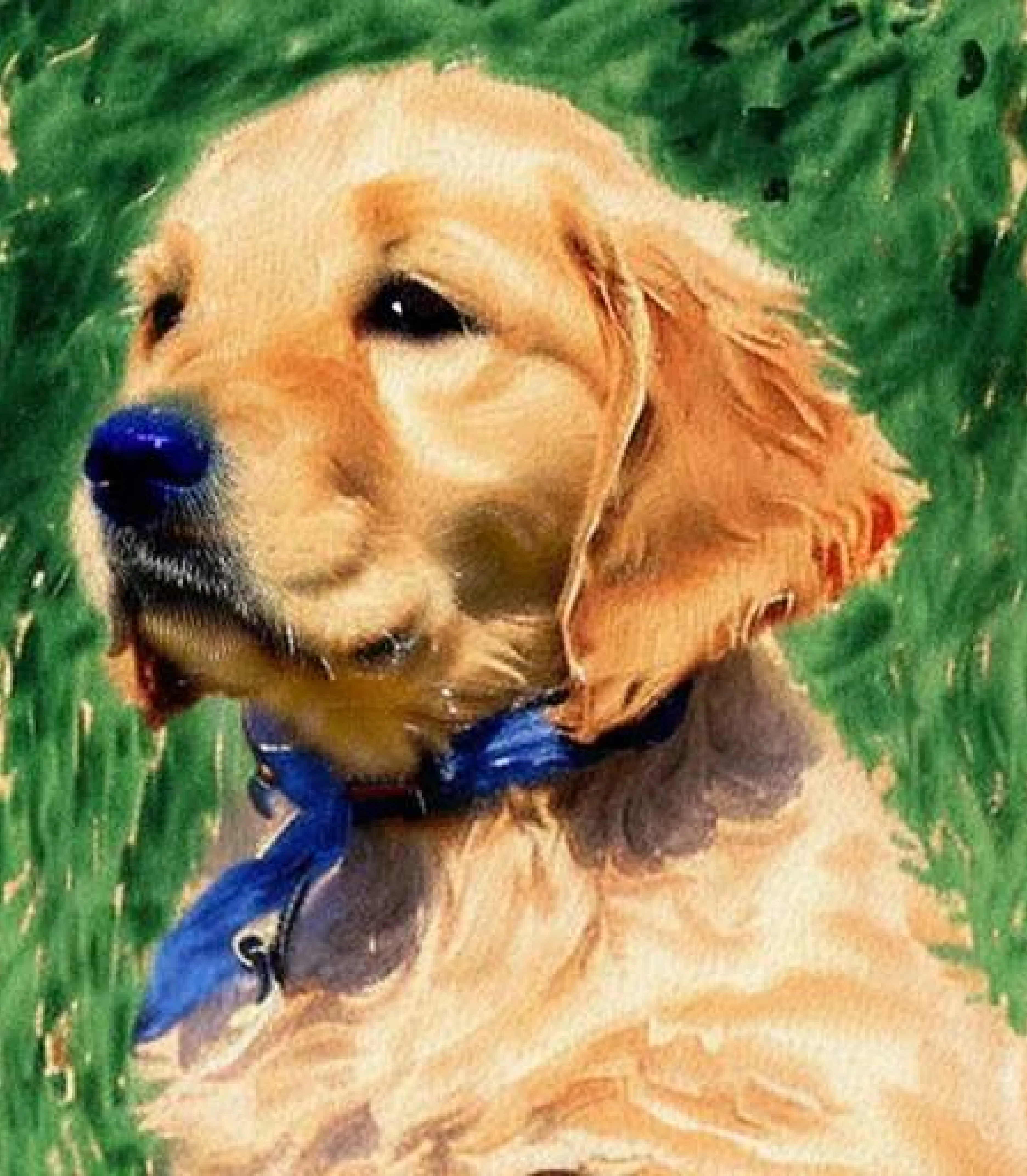 Golden Retriever Impressionist Watercolour painting style created using AI Draw our online AI Art generator Golden Retriever in Impressionist Watercolour painting painting style created using AI Draw our online AI Art generator