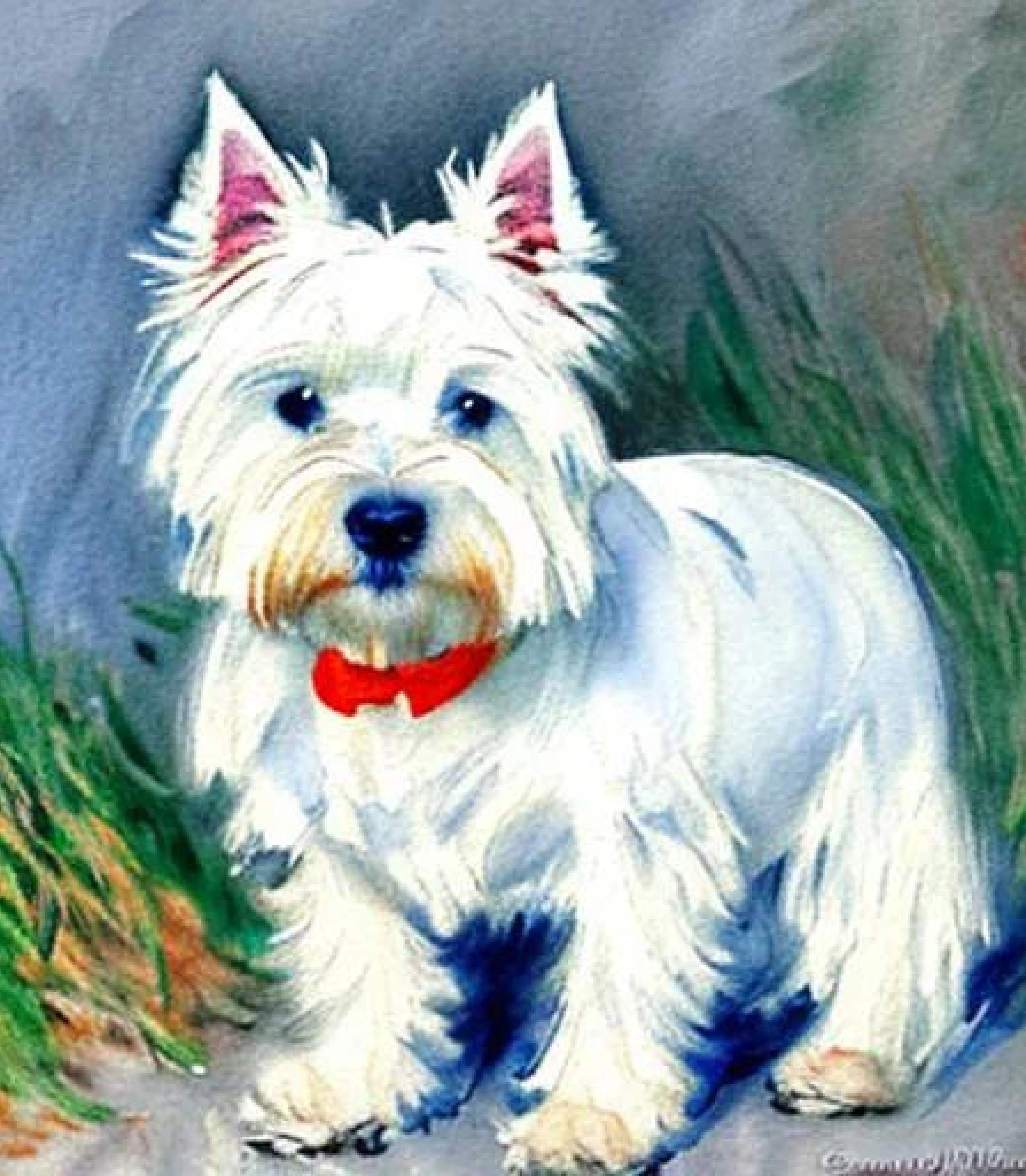 West Highland Terrier Impressionist painting style created using AI Draw our online AI Art generator West Highland Terrier in Impressionist Oil painting style created using AI Draw our online AI Art generator