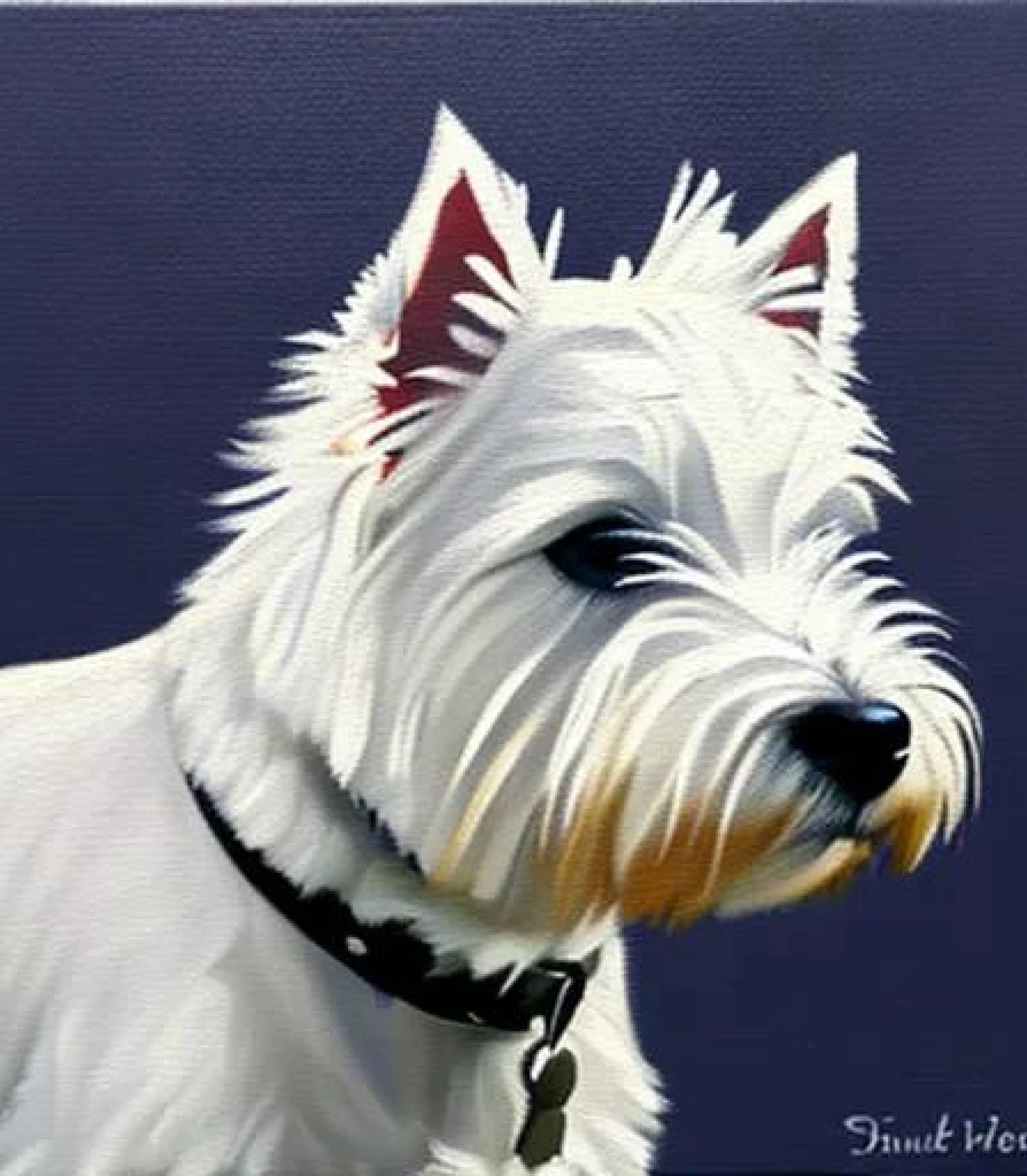 West Highland Terrier in Baroque painting style created using AI Draw our online AI Art generator West Highland Terrier in Baroque painting style created using AI Draw our online AI Art generator