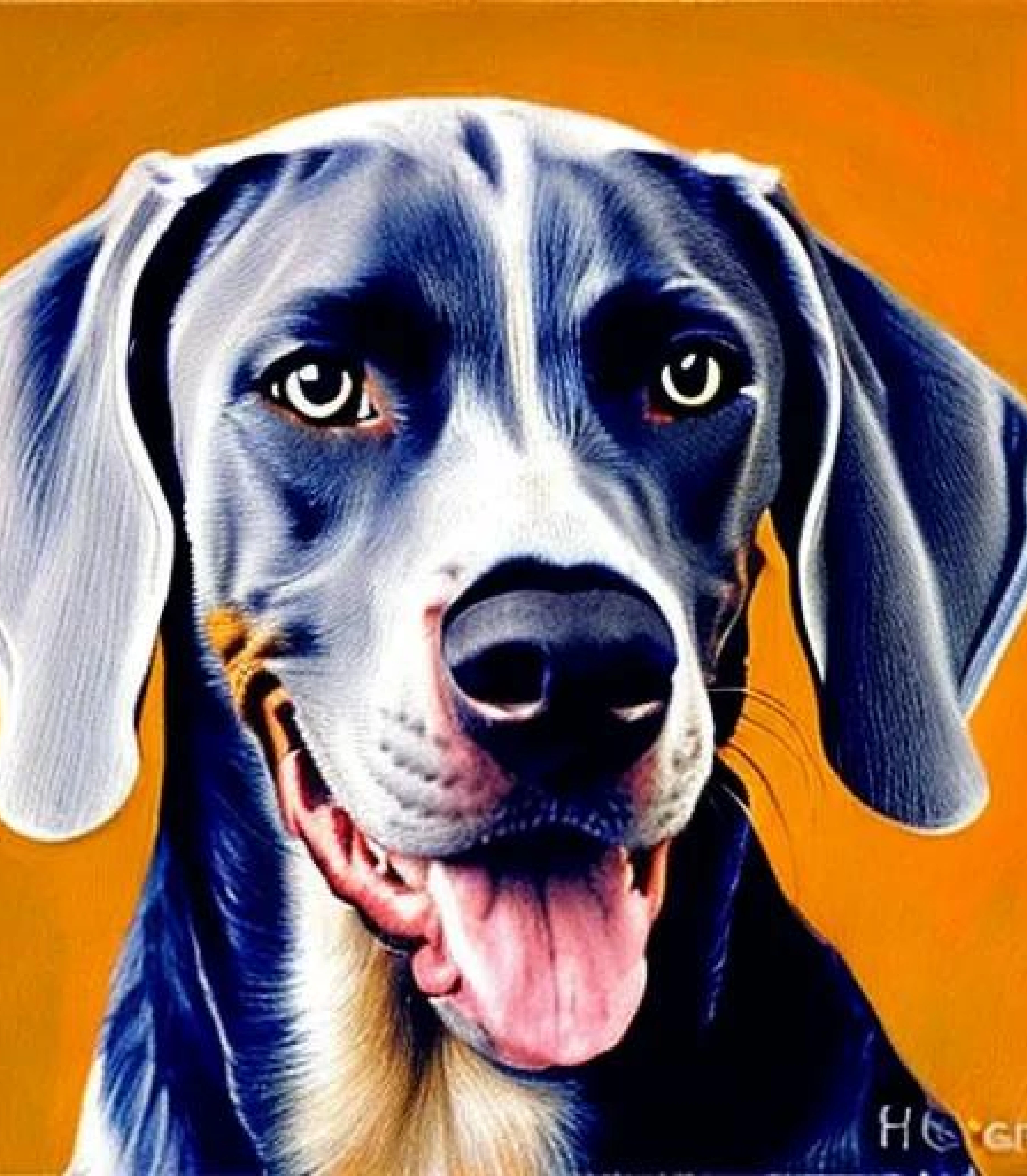 Weimaraner Oil painting style created using AI Draw our online AI Art generator Weimaraner in Oil painting style created using AI Draw our online AI Art generator